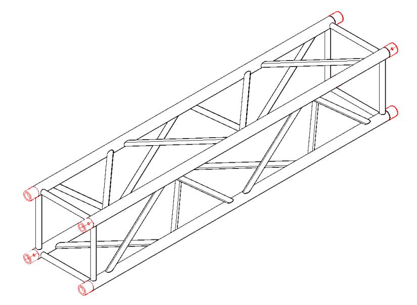 400*400mm spigot truss