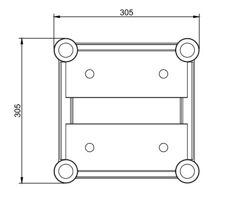 305*305mm bolt truss 