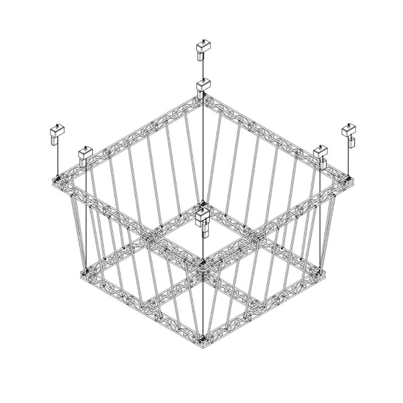 Four-sided Square Ceiling Screen Truss
