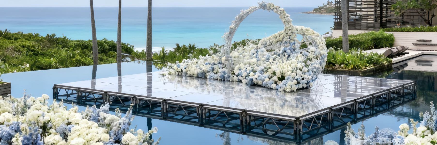 escenario de aluminio