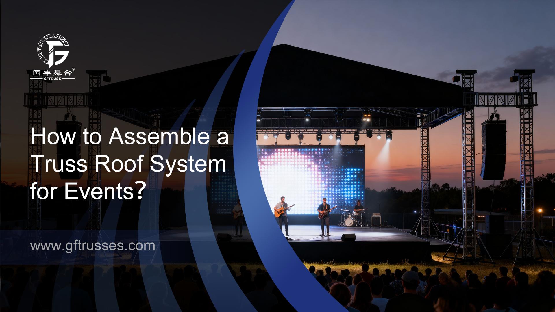 ¿Cómo montar un sistema de techo de armadura para eventos?