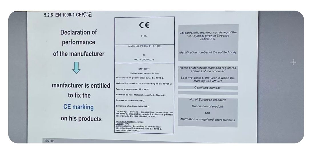 Professional training session on TÜV SÜD certification and regulatory compliance for GF-Truss