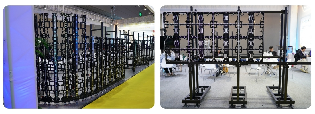 GF-Truss LED wall ground support system for LED screen installation