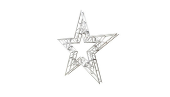Star-shaped specialty aluminum truss