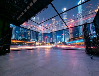 Soporte de suelo para pantalla LED de 40 m: Diseñado para soportar una pantalla LED de 12.800 kg.