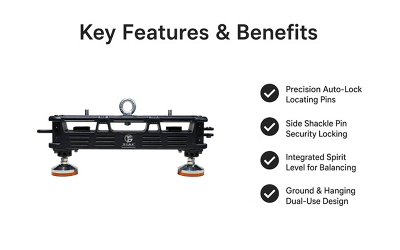 GF-Truss LED screen beam with auto lock pins and dual use design